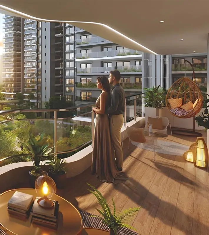 Eldeco 7 Peaks Residences balcony view Greater Noida